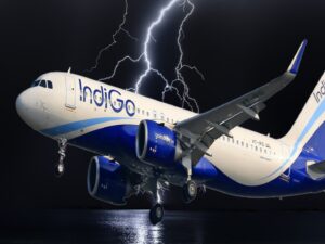 IndiGo Flight Faces Dust Storm Turbulence, Pilot Aborts Landing at Delhi Airport — Watch Shocking Video