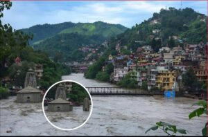Beas River Flooded After Heavy Rainfall, IMD Issues Red Alert for Mandi